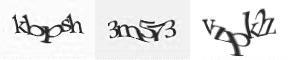 Figura 3 – CAPTCHA di Yahoo! distorto per evitare una lettura automatica.